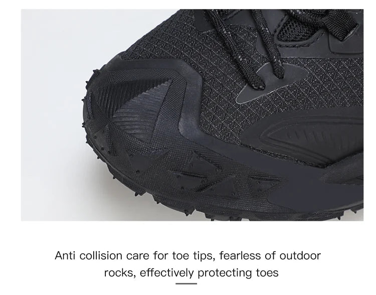 HUMTTO Trekking Shoes for Men Mountain Climbing Sneakers Outdoor Sports Shoes Breathable Walking Casual Sneakers Men’s Hiking Boots