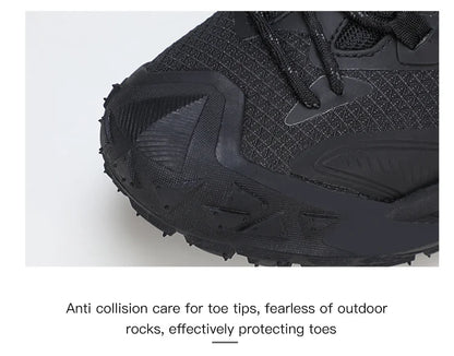 HUMTTO Trekking Shoes for Men Mountain Climbing Sneakers Outdoor Sports Shoes Breathable Walking Casual Sneakers Men’s Hiking Boots