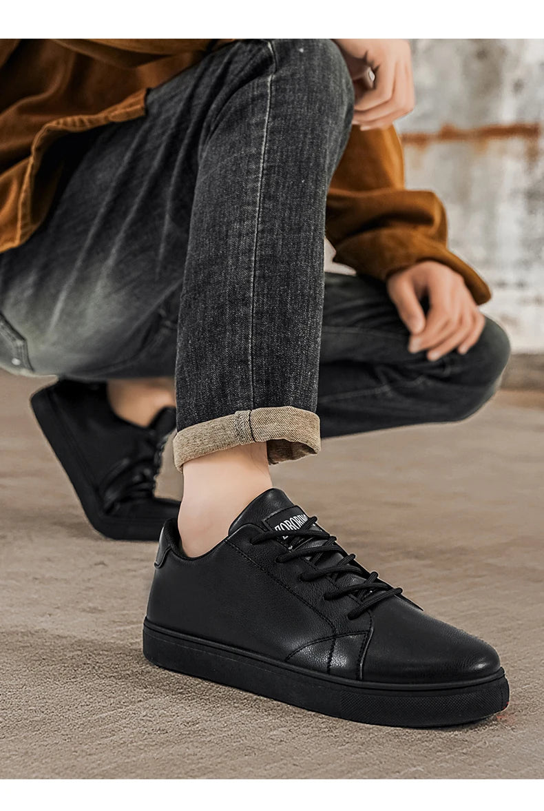 2026 Spring and Autumn Large Size New Trendy Men's Shoes Korean Style Breathable Versatile White Shoes Running Youth Casual Sports Shoes