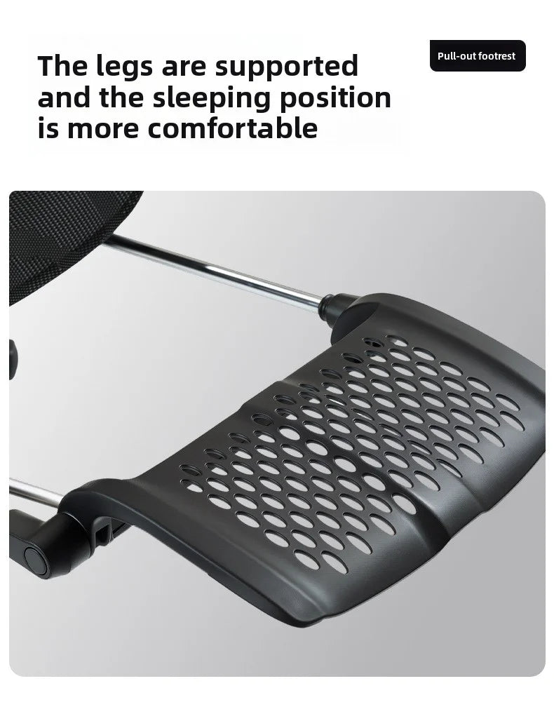 Ergonomic Office Chair Reclining with Footrest High Back Computer Desk Chair with Lumbar Support for Home Office Gaming