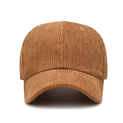 Unisex Corduroy Corduroy Baseball Cap Adjustable Sun Hat Hip Hop Cap Men