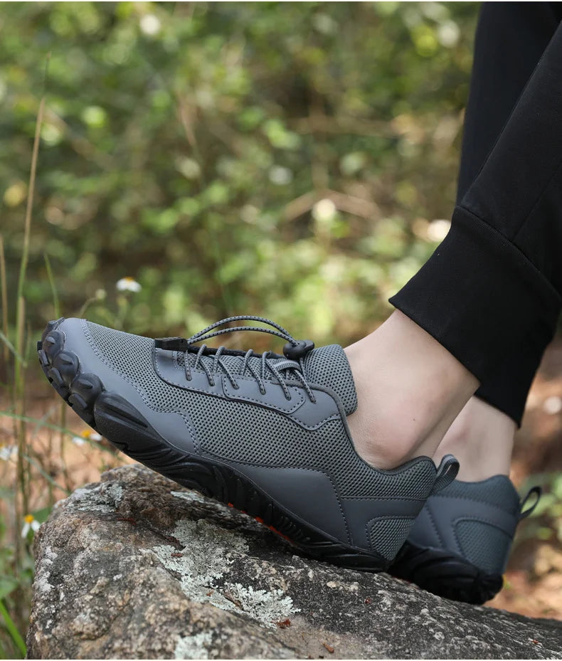 Men Barefoot Hiking Shoes Breathable Outdoor Sports Climbing Shoe Trekking Sneakers Non-Slip Comfort Man Casual Jogging Footwear