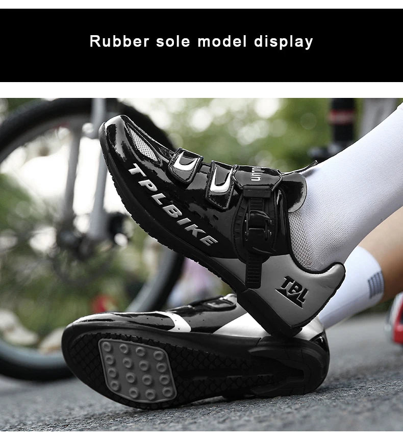 New Men's and Women's Bicycle Shoes,Outdoor Cycling Shoes,Three Functional Soles,Professional Training Shoes