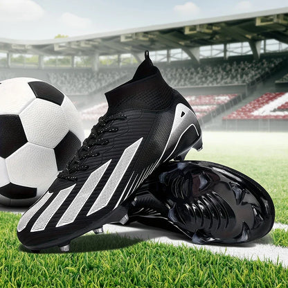 New Men Football Boots Cleats Boys Ultralight Sport Soccer Shoes Adult Professional Non-Slip Comfortable Training Match Grass