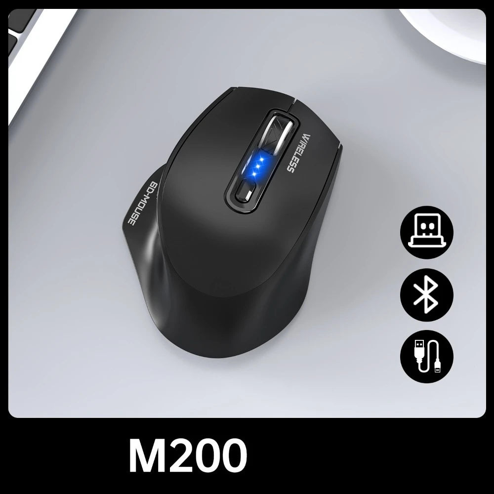 Mouse USB cablato con retroilluminazione RGB, silenzioso, ergonomico e DPI regolabile per desktop, laptop, PC, ufficio, gaming, casa e uso quotidiano al lavoro
