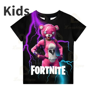 Camiseta 3D Red Jade Fortnite Anime Battle Royale para hombre, mujer y niños - Camiseta Pelly, regalo de cumpleaños para niñas y niños