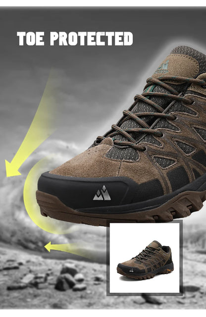 HIKEUP Scarpe outdoor da uomo per escursionismo, sport e tempo libero, scarponcini da trekking in montagna e campeggio, sneaker antiscivolo e resistenti all’usura