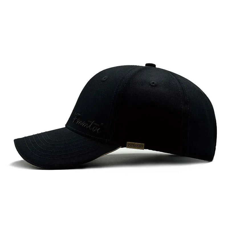 2026 New Men's Big Size Outdoor Sun Protection Baseball Cap, Hard Top Slim Face Fashion Peak Hat Unisex
