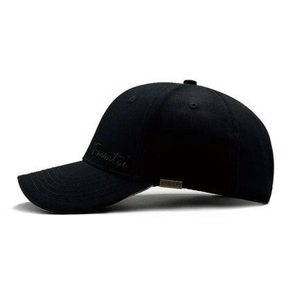 2026 New Men's Big Size Outdoor Sun Protection Baseball Cap, Hard Top Slim Face Fashion Peak Hat Unisex