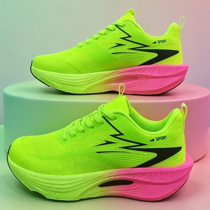 Scarpe sportive da running da uomo per maratona, con cuscino d’aria, traspiranti, leggere e confortevoli, sneakers atletiche outdoor da donna per jogging e tenis