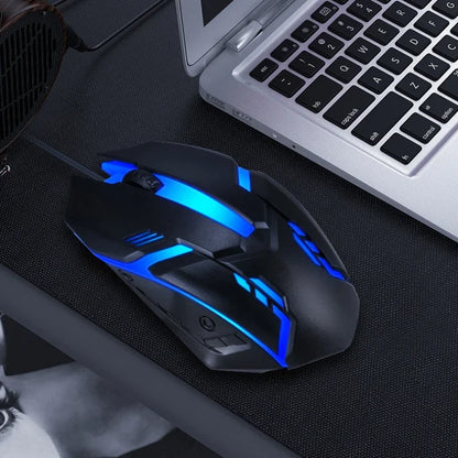 USB Wired Mouse Colorful LED Gaming Mouse 1200 DPI Wired Mice Optical Wired Gamer Mouse for Desktop Laptop PC Computer