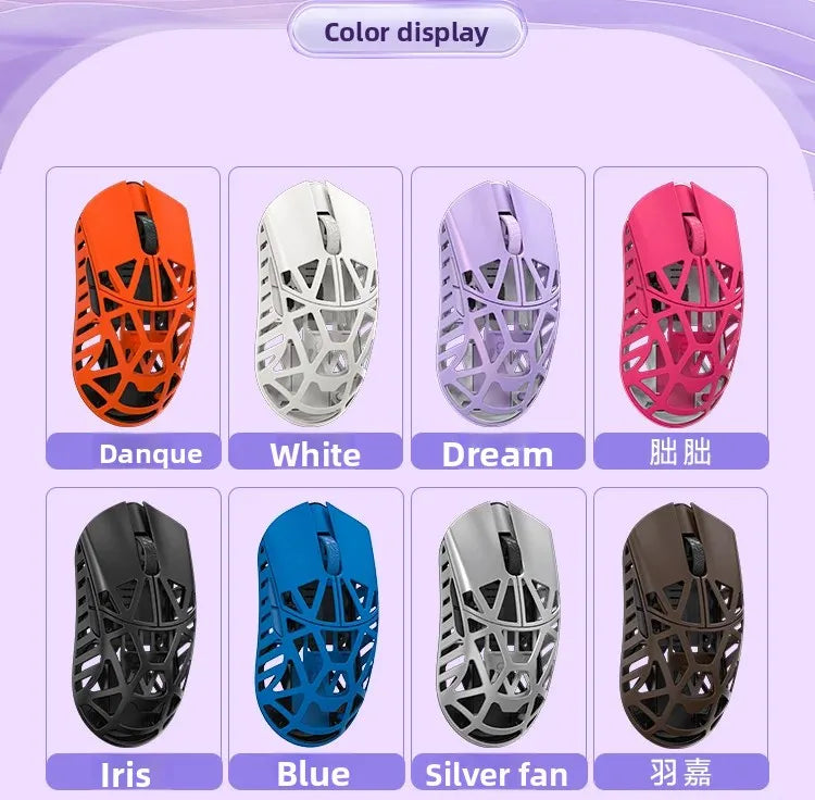 Wlmouse Mini Pro Mouse professionale ultraleggero in lega di magnesio, mouse gaming wireless trimodale, polling rate 8K, PAW3950, DPI30000