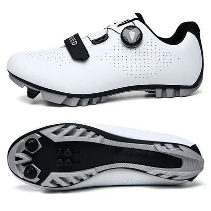 Nya cykelsneakers för män med klossar för landsväg, mountainbike och tävling – unisex MTB-cykelskor för kvinnor, SPD, Zapatillas Ciclismo MTB