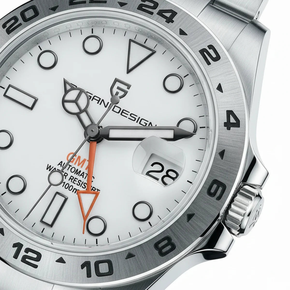 Pagani Design 2026 Nuevo reloj de buceo para hombre 42mm zafiro mecánico automático GMT 100m resistente al agua PD1682