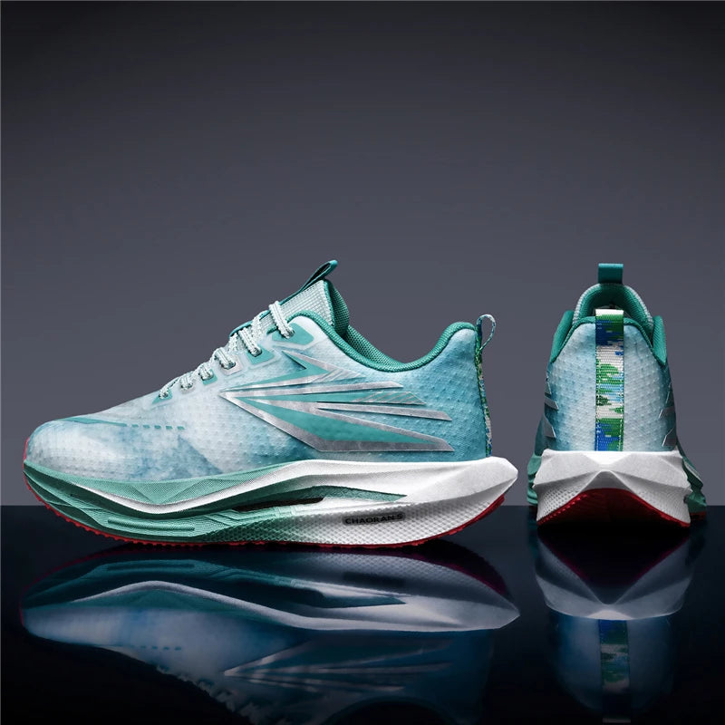Men's Casual Sport Shoes Air Cushion Running Shoes Breathable Marathon Running Sneakers Durable Outsole Trainer Tennis Walking Shoe