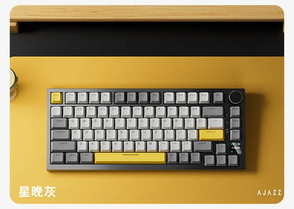 Ajazz AK820/AK820Pro gaming mechanical keyboard Bluetooth 5.1/Wireless/wired custom keyboard with heat exchange sealed button