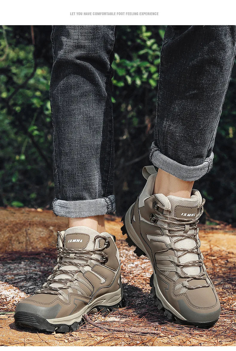 New Women Men Hiking Shoes Outdoor Trekking Sports Climbing Camping Boots Non-Slip Waterproof Walking Jogging Trainers Sneakers