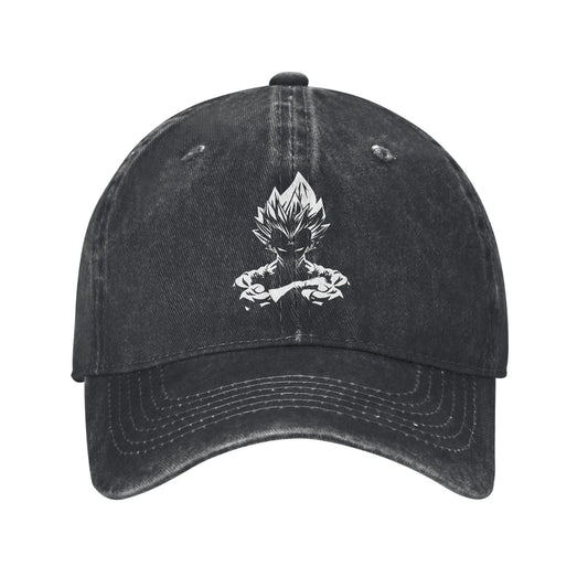 Dragon Ball Z Goku DBZ Unisex Style Baseball Caps Saiyan Distressed Denim Hats Cap Retro Workouts Unstructured Soft Snapback Cap