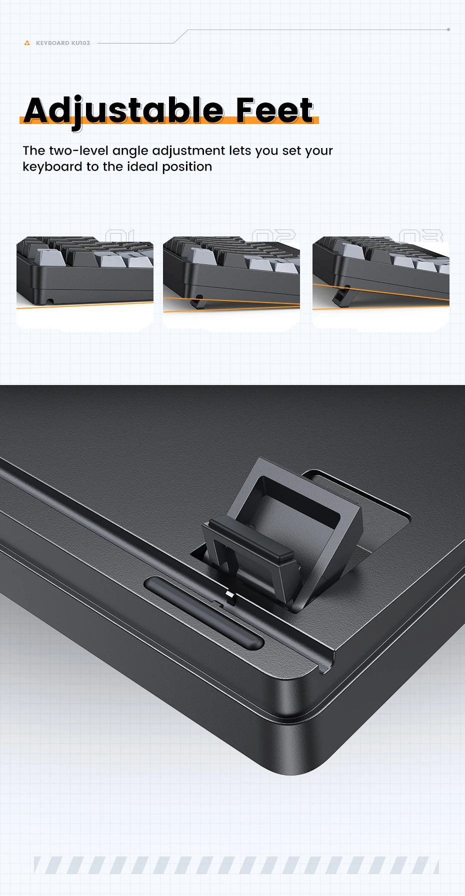 Tastiera meccanica UGREEN 108 tasti PBT, cablata, switch rossi, russo/coreano/EN, per desktop laptop Windows Mac OS Gaming
