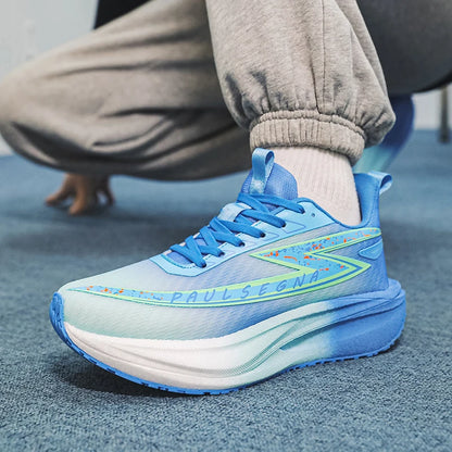 Men's Running Shoes Professional Marathon Comfortable Breathable Mesh Sneakers Daily Fitness Anti-Slip Shock-Absorbing Jogging Shoes