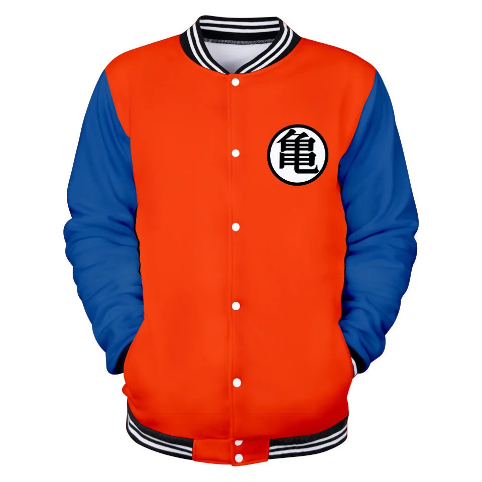 Dragon Ball Goku Kid Men Zipper Hoodie Cartoon Japan Style Anime Women Sweatshirt 2025 New Fashion Children Jackets Coat