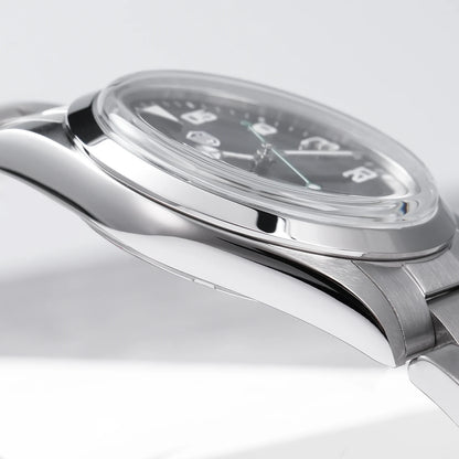 Watchdives WD1016 V3 37mm Uhr mit VH31 Sweep-Uhrwerk, Edelstahlgehäuse, luxuriösem Saphirglas, 100m wasserdicht, Herrenuhr mit Box, ideales Geschenk
