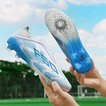 New men's football boots, non-slip high-quality soccer shoes, grass cleats, high-top futsal sneakers, match indoor hot-selling outdoor