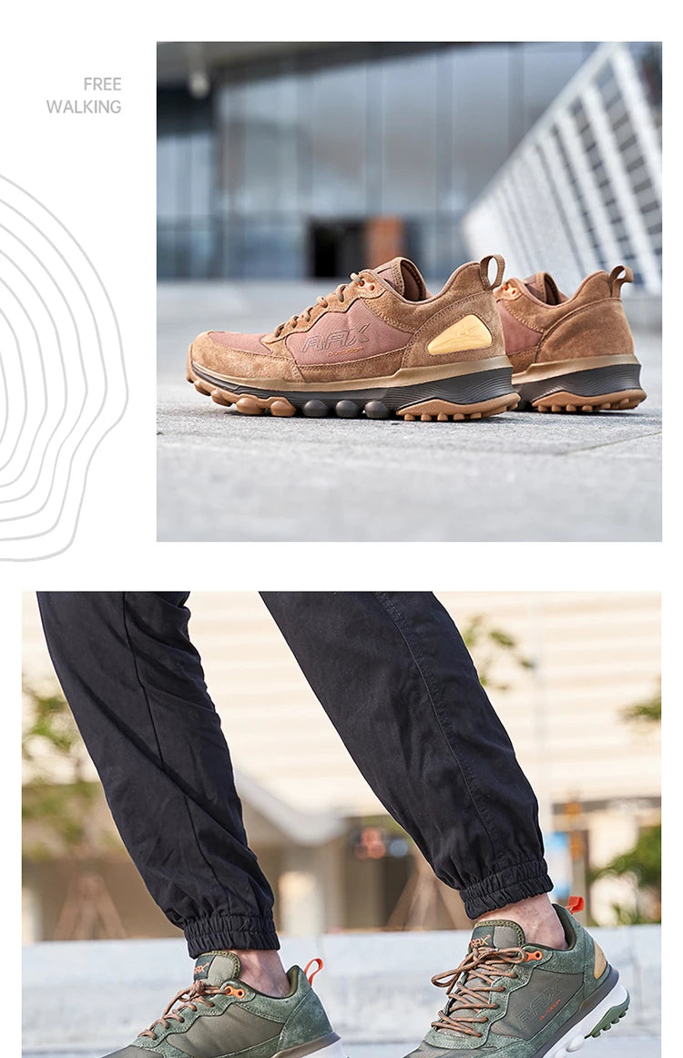 RAX Outdoor Breathable Hiking Shoes Men Lightweight Walking Trekking Wading Shoes Sport Sneakers Men Outdoor Sneakers Male