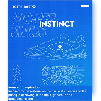 KELME Men Training TF Soccer Shoes Artificial Grass Anti-Slippery Youth Football Shoes AG Sports Training Shoes 871701