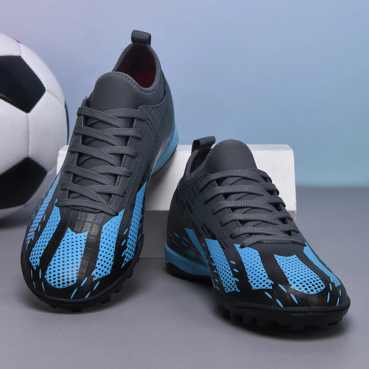 New Men Soccer Shoes Futsal Indoor Football Boots Sport Match Training Kids TF Cleats Grass Ankle Hot-selling High-quality Light