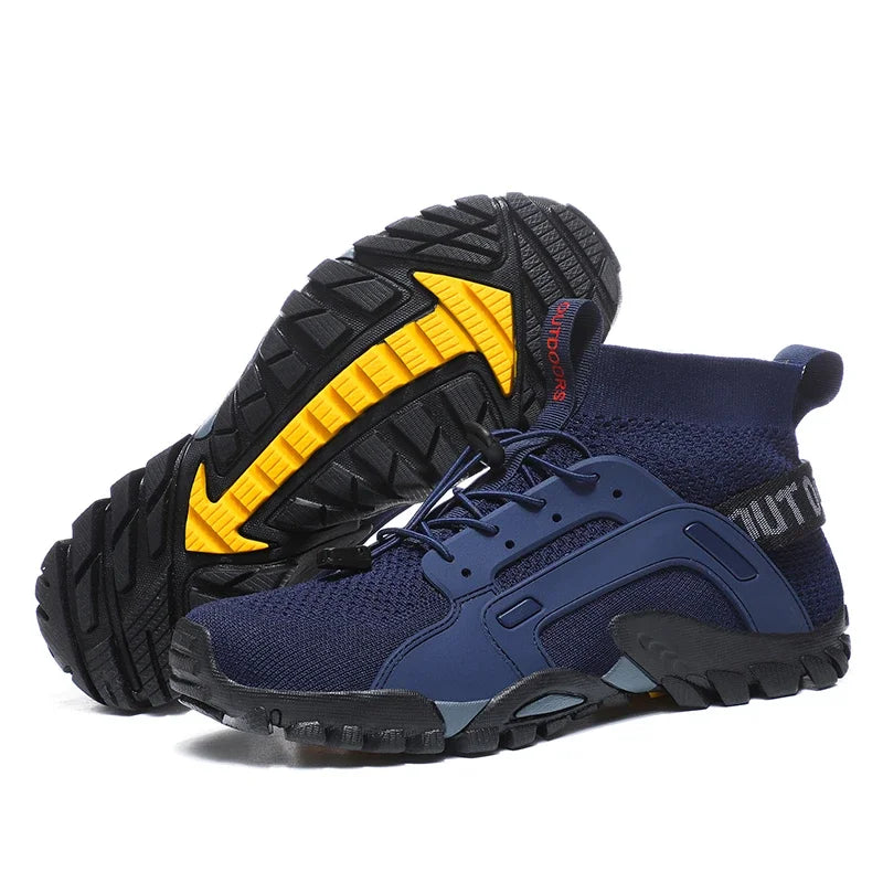 Size 39-47 Men's Aqua Shoes Anti-Slip Male Sneakers Mountain Hiking Shoes Quick-Drying Water Shoes Soft Casual Sneakers 2024