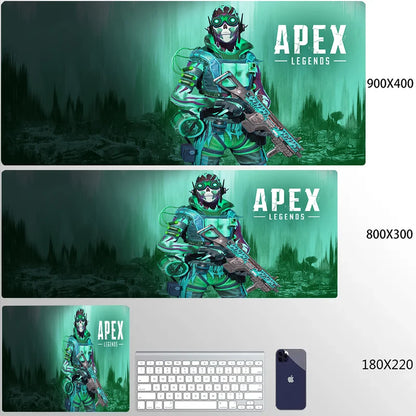 800x300 Apex Legends Mousepad Xxl Funny Unique Desktop Pad Game Mousepad PC Size for large Edge Locking Game Keyboard Pad XL