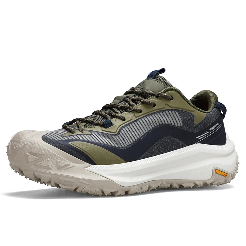 HUMTTO Trekking Shoes for Men Mountain Climbing Sneakers Outdoor Sports Shoes Breathable Walking Casual Sneakers Men’s Hiking Boots