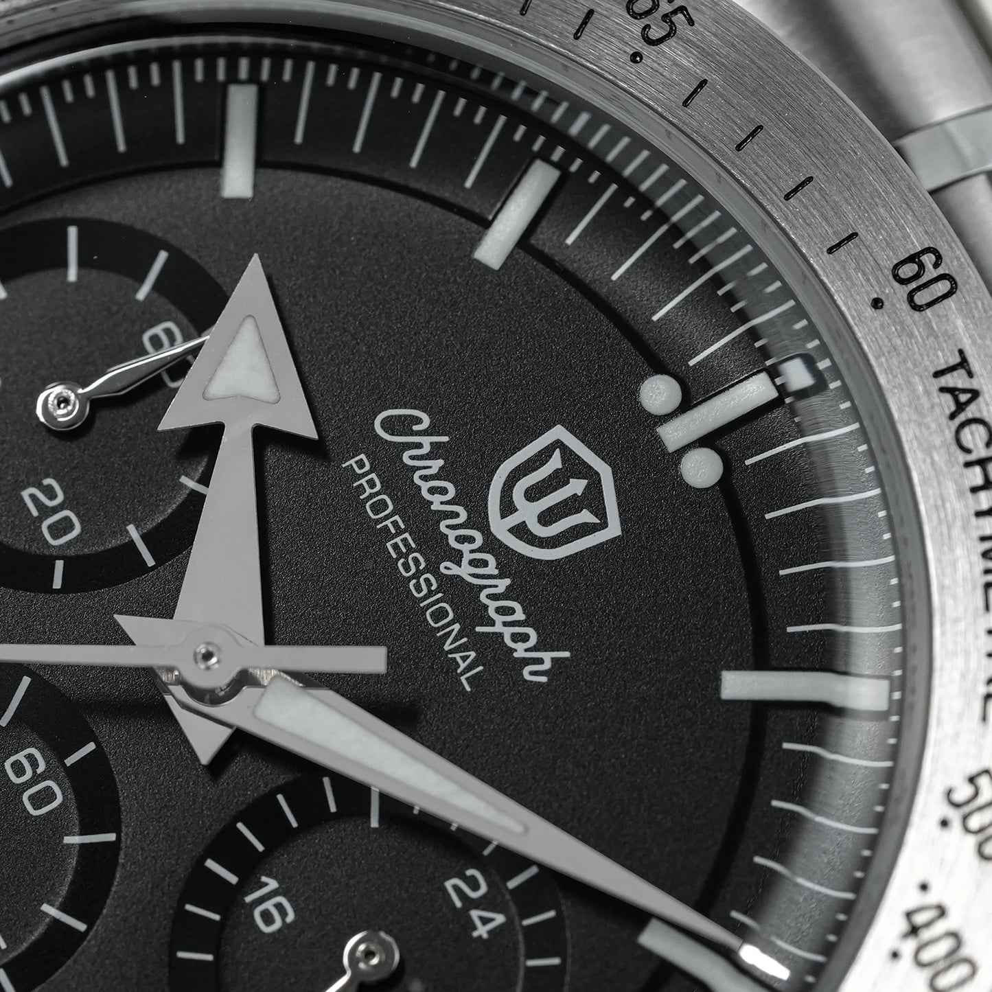 Orologio da uomo Watchdives New Wd1863 al quarzo VK63, cronografo con vetro zaffiro bombato, impermeabile, 39 mm, in acciaio, top brand, orologio business di lusso