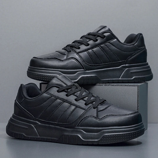 Plus Big Size 50 51 52 Mens Leather Sneakers Casual Sports Shoes Flat Skateboard Shoes Hot Sale For Dropshipping