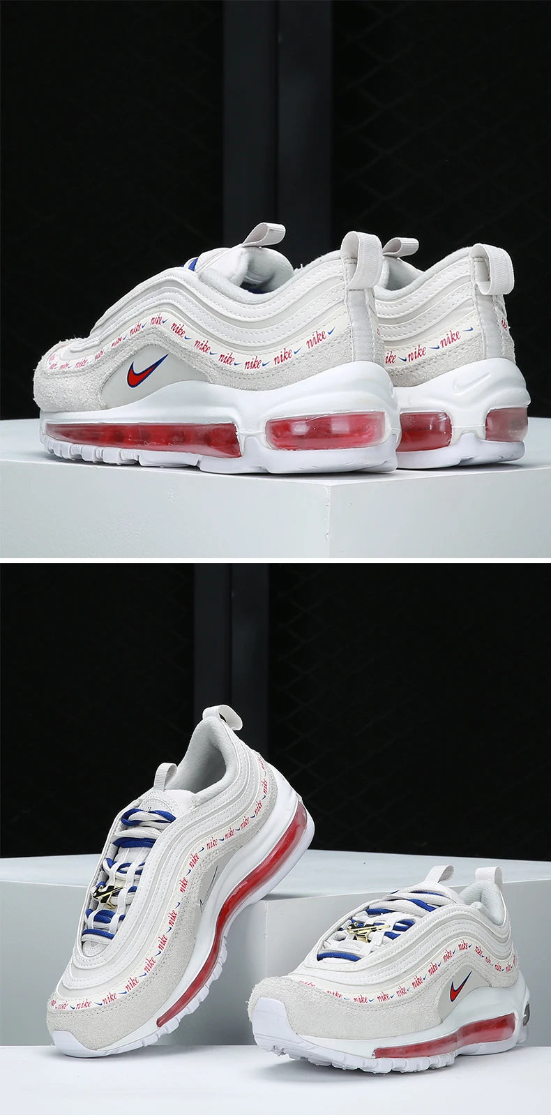 Nike originale AIR MAX 97 da donna, sneakers sportive basse con ammortizzazione ad aria DC4013-001