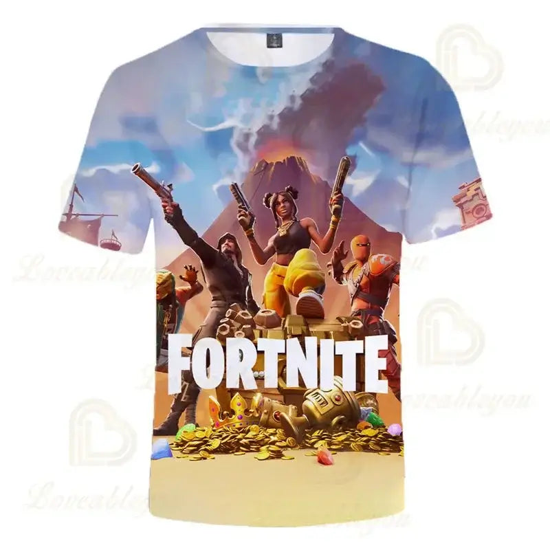 Fortnite Men and Women Victory Children's Wear Battle Royale 3D Sweatshirt Boys Girls Clothes Tops Kids T-Shirt Hero Teen Tops