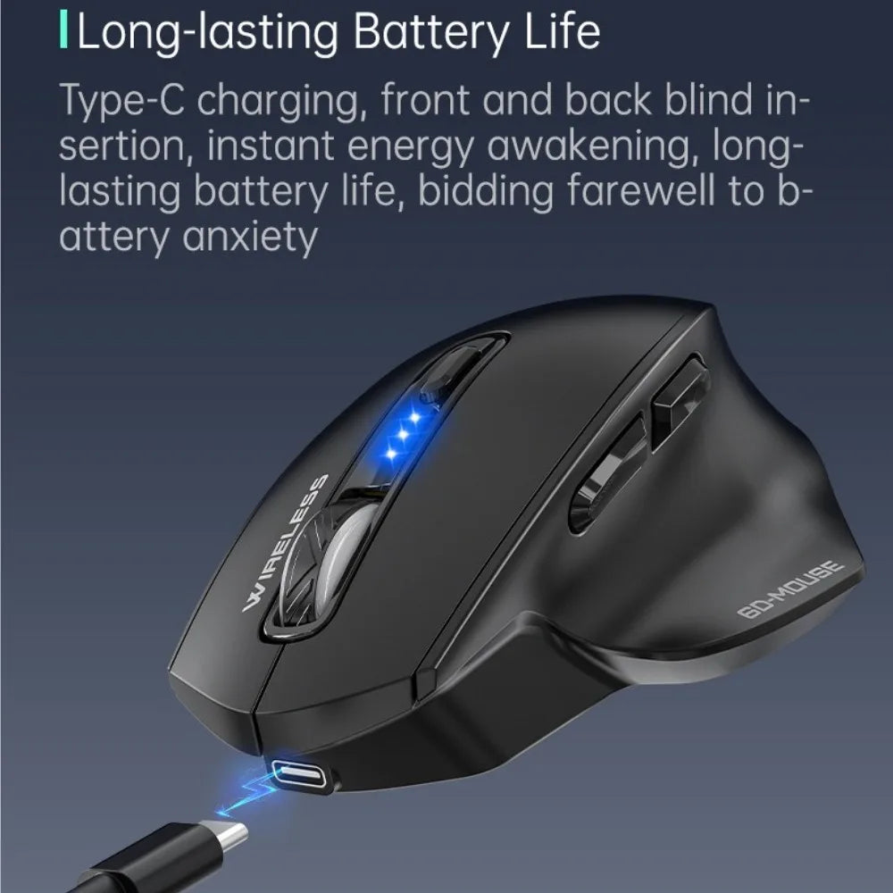 Mouse USB cablato con retroilluminazione RGB, silenzioso, ergonomico e DPI regolabile per desktop, laptop, PC, ufficio, gaming, casa e uso quotidiano al lavoro