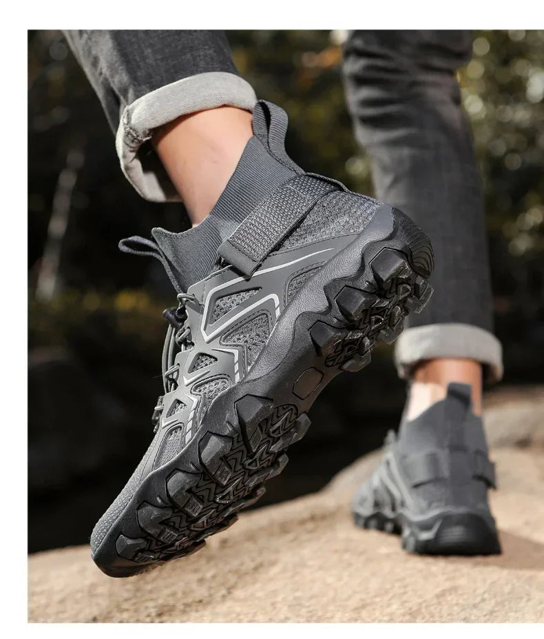 Unisex Breathable Quick-Drying Fishing Water Sport Shoes Summer Upstream Barefoot Aqua Boots Outdoor Non-Slip Women Beach Shoes