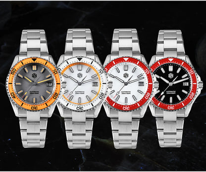 San Martin 2025 New Enamel Dial Full Luminous 39mm Dive Watch Luxury Men Watch NH35 Automatic Mechanical Waterproof 200m SN0129