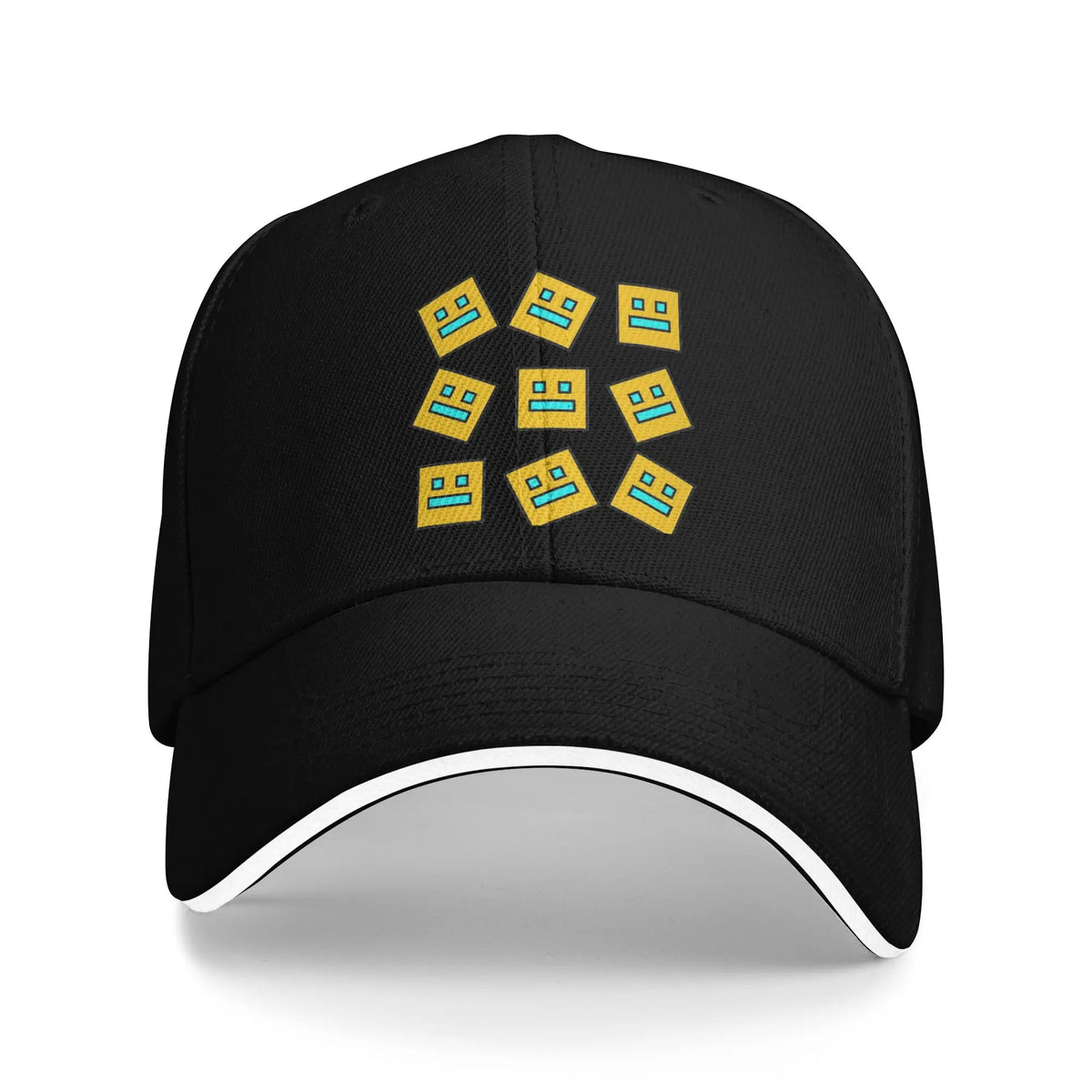 Geometry Cube Gaming Dash Baseball Cap Hip Hop  Sandwich Hats Unisex Adjustable Dad Hat Sport