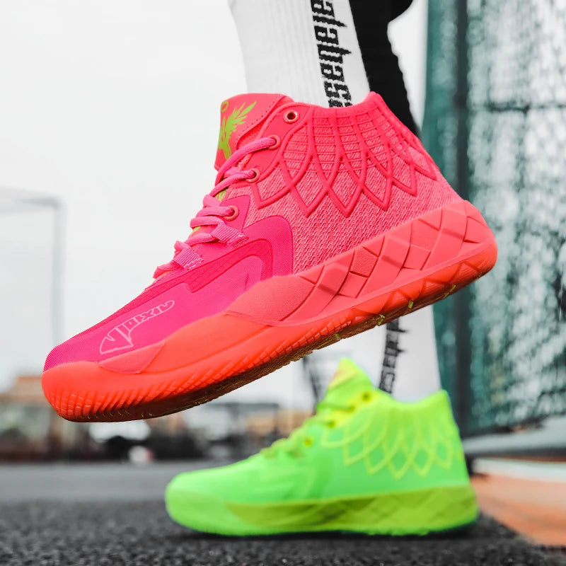 Youth Basketball Shoes for Actual Combat, Outdoor Comfortable Cushioning, Wear-Resistant, Fashionable, Breathable, High Quality