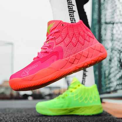 Youth Basketball Shoes for Actual Combat, Outdoor Comfortable Cushioning, Wear-Resistant, Fashionable, Breathable, High Quality