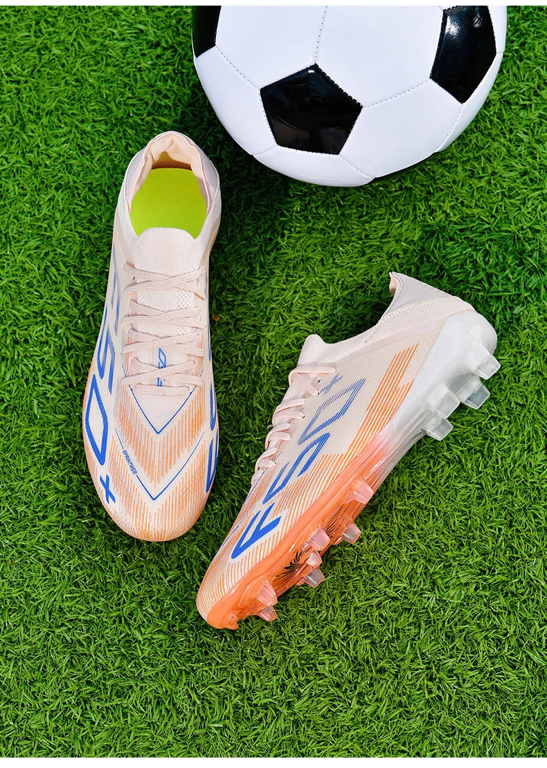 New Men's Soccer Shoes High-Quality Cleats Football Boots Sneakers Hot-Selling Indoor Futsal Non-Slip Match Grass High-Top Outdoor