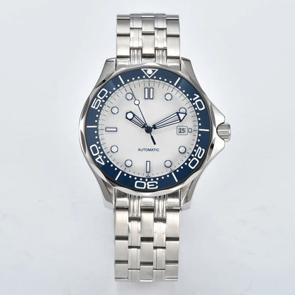 Parnsrpe 2026 New Miyota 8215 Automatic Dive Watch for Men Luxury Sport Green Dial Luminous Sapphire Crystal Date Waterproof Bus