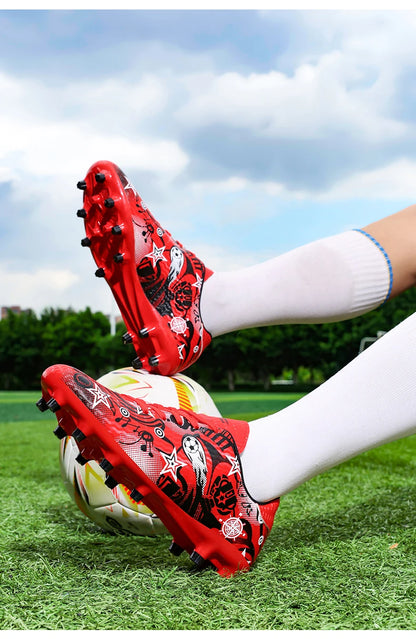 New Men’s Soccer Shoes Boys Original Football Shoes TF/AG Indoor Professional Football Field Boots Society Cleats Sneakers Non-Slip