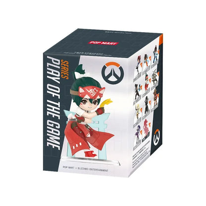 POP MART Overwatch Play of The Game Series Original Blind Box Surprise Mystery Box Cute Anime Action Figure Ornaments Figurines