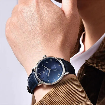 PAGANI DESIGN 40MM Pilot Men's Mechanical Watch Luxury Sapphire Glass Automatic Watch 100M Waterproof NH35 Wristwatch for Men