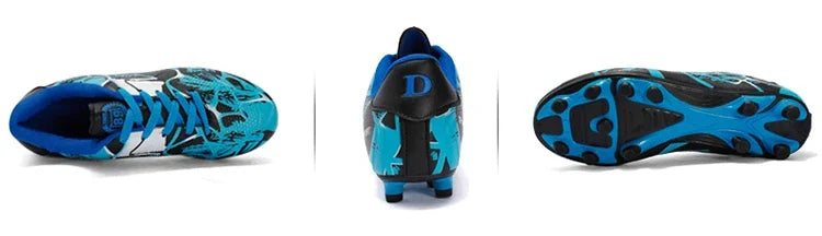 Children Soccer Shoes Sports Society Field Boy Football Shoes Futsal Fast Indoor Sneakers Original Ankle Cleats Football Boots