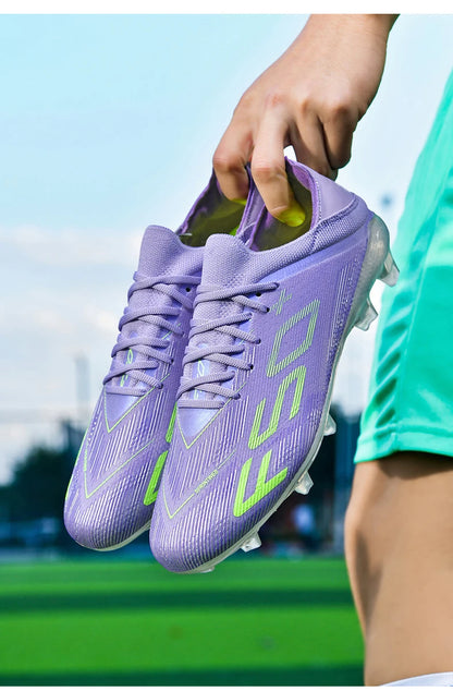 New Men's Soccer Shoes High-Quality Cleats Football Boots Sneakers Hot-Selling Indoor Futsal Non-Slip Match Grass High-Top Outdoor